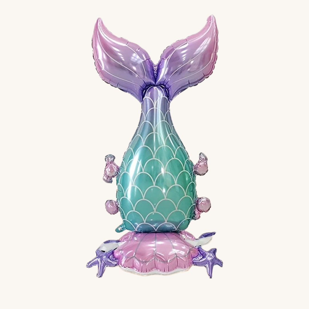 Free Standing Mermaid Tail Foil Balloon 154.94cm