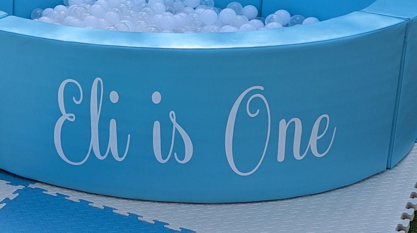 Ball Pit Personalised Decals - La Bambina