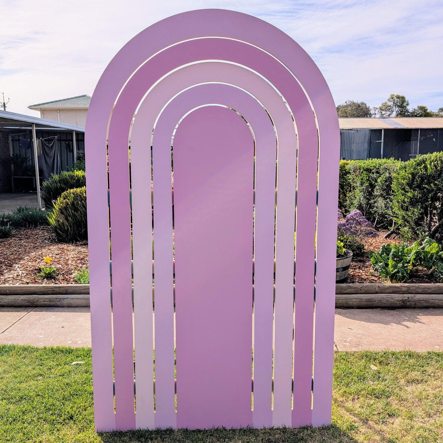 Pink Rainbow Backdrop - La Bambina