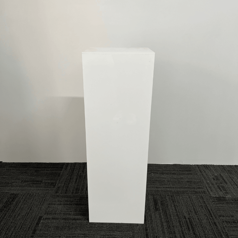 White Square Plinth Hire - La Bambina